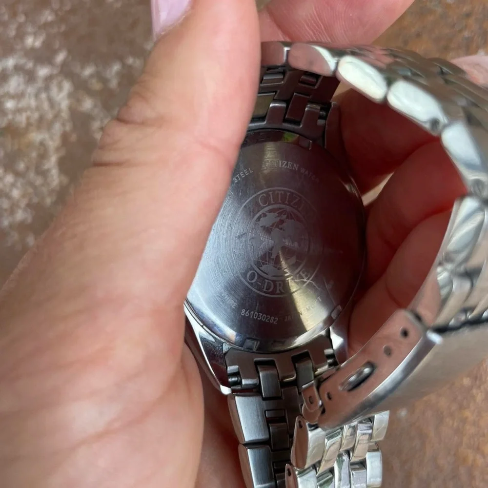 Citizen Eco-Drive silver Addyson men's watch with 40mm case